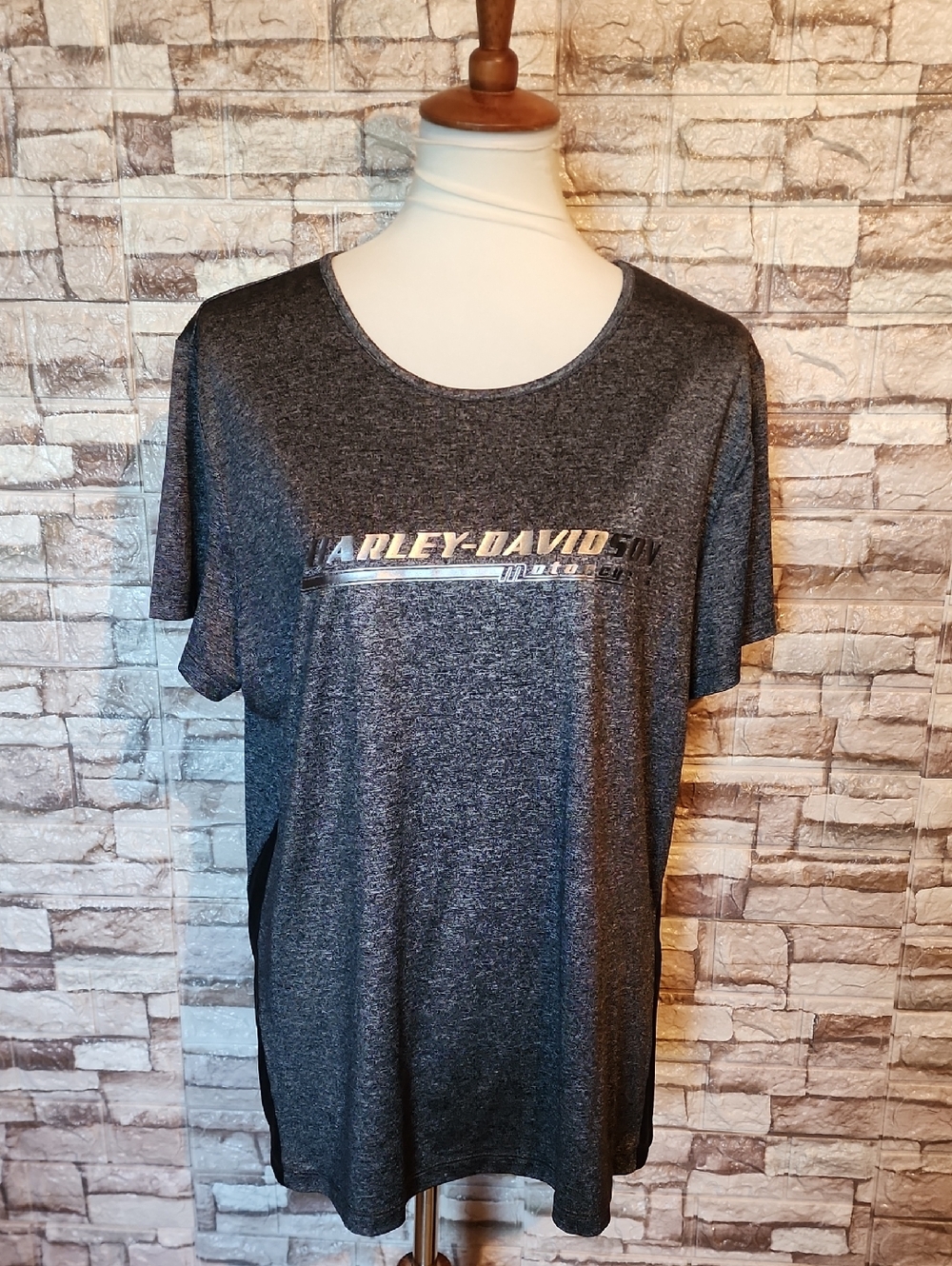 Harley-Davidson Heather Dark Gray  Graphic T-Shirt
